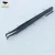 Import Private label Fish Style  Volume tweezers black with gold tip stainless steel slanted tip tweezers from NQLASH Tweezers from China