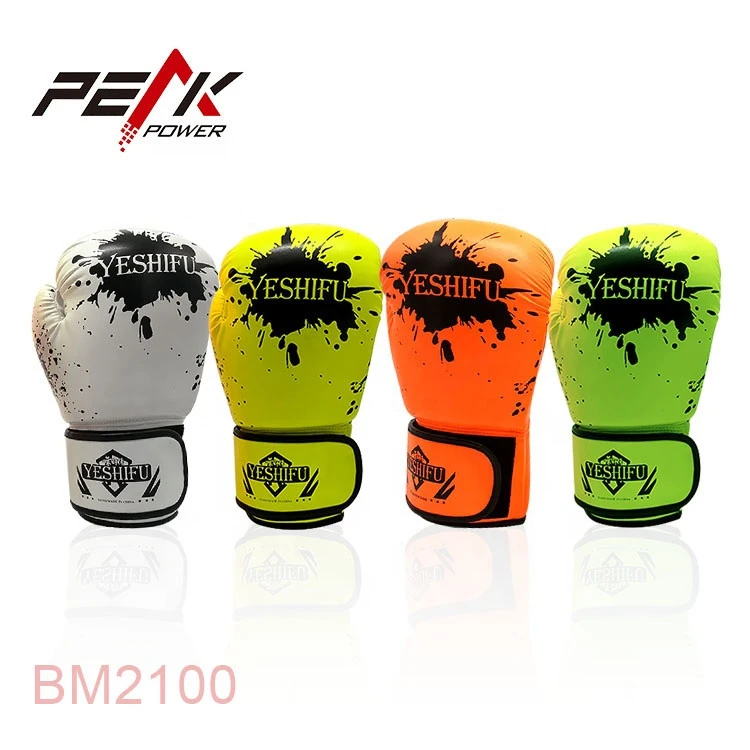 Production 10OZ Fitness Professional Punching Training PU Boxing Gloves