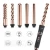 Import Professional 5 In 1 Rose Gold Hair Curler Curling Wands Set Interchangeable Ceramic Coating Barrels Hair Curlers Rollers from China
