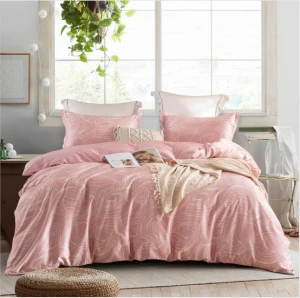 Professional bedding supplier plant printed queen bed sheet sets children bedding set