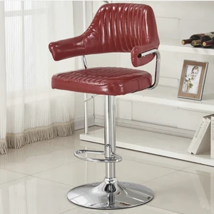 Professional Comfortable Reclining Hairdressing Chair White Salon Chair