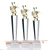 Import Professional Custom Crystal Glass Trophy Awards with Musical Competition Plaque Etched Logo for Automotive Agriculture Education from China