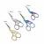 Import Professional Cuticle Manicure Pedicure Nail Curved Scissor 3.5&quot; New Gold Handle from China