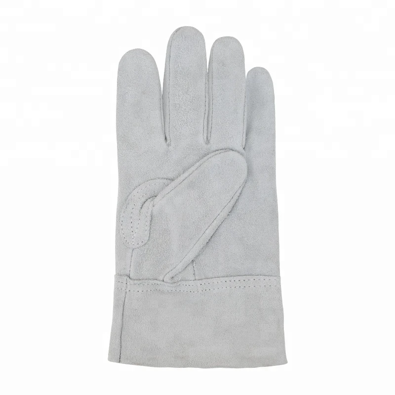 Professional factory OEM leather working gloves cow grain leather safeti gloves