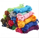 Professional flat sport rope  you can choose color and size in stock shoelace cheap shoelace custom shoelaces