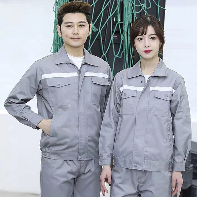 Professional manufacturer work uniform anti-wear fabric safety and comfortable engineering work clothes