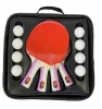 professional table tennis racket set case customized logo manufacturer directly made 4 Player table tennis racket