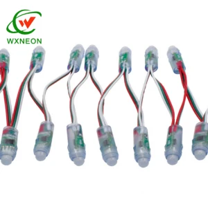 Programmable WS2811DV5V 12mm LED Pixel Light with Full Color RGB Changing Function