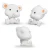 Import promotional  capsule Plastic 3d cartoon figurine toys with flocked from China