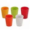 promotional colourful 100% melamine water juice tea cup hard plastic tumbler restaurant drinkware