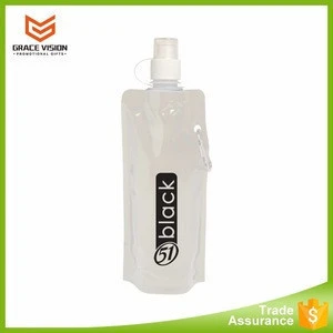 Promotional Custom BPA Free Plastic Collapsible Sports Foldable Water Bottle