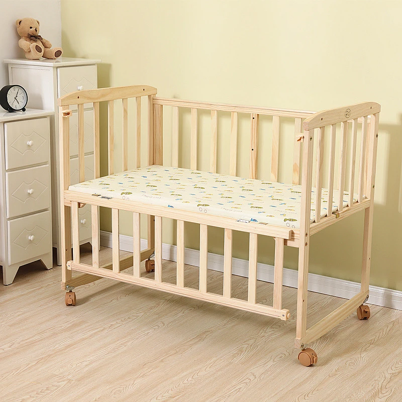 Promotional Top Quality  Solid Wood  Baby cot bed