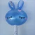 Import PVC Inflatable Rabbit Stick Toys Durable Plastic Blow Up Animal Stick For Kids from China