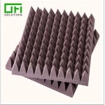 Pyramid Shapes Silicone Surfactant Polyurethane Material Sponge Acoustic Foam Panel