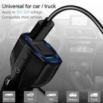 QC 3.0 and 5V 3.5A USB and Type C Fast Charging 2 Usb Port Quick Charge 3.0 USB Car Charger for Samsung S9/S8 Plus iPhone X/8