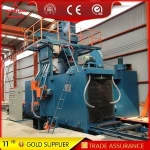 QH69 H beam sand blasting machine/shot blaster/abrator