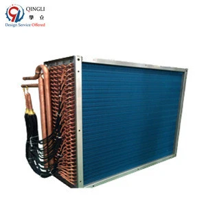 QINGLI Aluminum fin copper tube refrigerator heat exchanger radiator