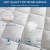 Import Queen Noiseless Quilted Fitted Mattress Pad,Padded Waterproof Mattress Protector,Bed Bug Mattress Topper Cover from China