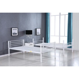 Queen Size Bed Bunk White Children Bun Turkish Beds Stainless Steel Beds Iron Metal Tub Couch Like Double Students