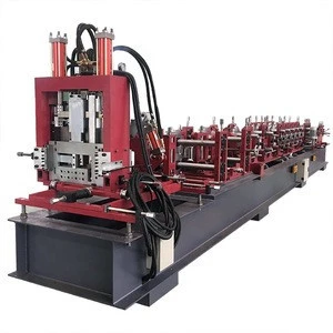 quick change channel metal purlin c to z shape roll forming machine