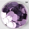 Quick delivery cheap price 30mm flat back pet sequin