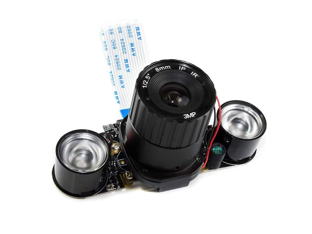 Raspberry Pi IR-Cut Camera Module Kit Comes with infrared LED supports night vision