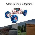 RC 2.4g 4wd 360 Degree Smart Double Sided Twisted Gesture Radio Remote Control Stunt Climbing Drift Toy Car