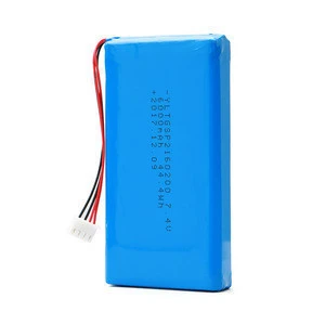Rechargeable Lipo 2S1P lithium li ion polymer battery pack 7.4v 6000mah