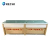 RECHI Custom Cell Phone Display Counter Table &amp; Cashier Checout Counter Design for Phone Shop Interior Design &amp; Decoration