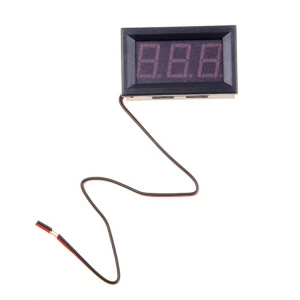 Red 0.56 inch Mini Digital Voltmeter DC 4.5-30V Voltage Panel Meter For 6V 12V Electromobile Motorcycle Car