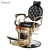 Import Red Hair Salon Chair Styling Heavy Duty Hydraulic Pump Barber Chair Beauty Shampoo Barbering Chair from China