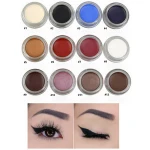 Red White Black Matte Oem No Logo Private Label Vegan Glitter Halal Gel Eyeliner