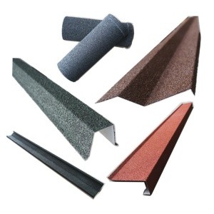 Relitop Factory Wholesale Roofing Tile Accessories Box Barge Cover Colorful Stone Coated AL-ZN Metal Roofing Sheet Eaves Tiles
