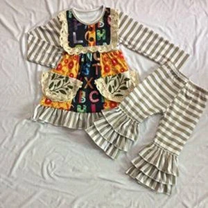 remake fall outfits boutique remakes little girls  ruffle outfits 2019 wholesale dress clothing