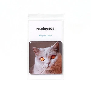 [replay404] Fridge Magnets Custom Blank Epoxy Clear Logo Picture Souvenir Promotional Gift Item (cat)