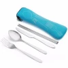 Reusable Travel Camping case spoon fork and knife chopsticks