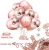 Import Rose Gold Disposable Party Decoration With Foil Balloon Curtain Adult Banner Tassel Latex Birthday Balloons Party Supplies from China