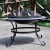 Import Round metal fire pit barbecue Outdoor fireplace In Stock from China
