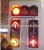 Import RSG Road Safety Manufacturer 300mm Yellow Flashing Solar Traffic Light from China