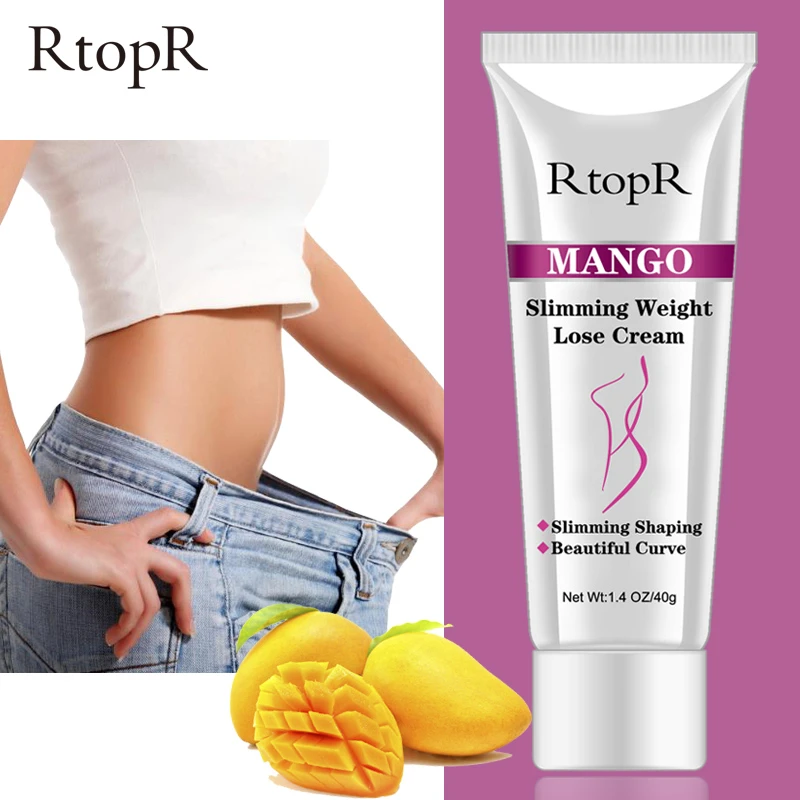 RTOPR Mango Slimming Weight Lose Body Cream Slimming Shaping Create Beautiful Curve Firming Cellulite Body Anti Winkles