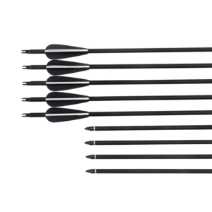 Rubber feather mixed carbon arrows for compound/recurve bow hunting and shooting accessories