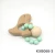 Import Safe natural beech wood baby teether in animal shaped with food grade silicone bead from China