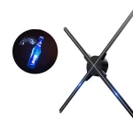 sample support high quality Advertising 65cm LED Display 3D Hologram Fan for retail shop