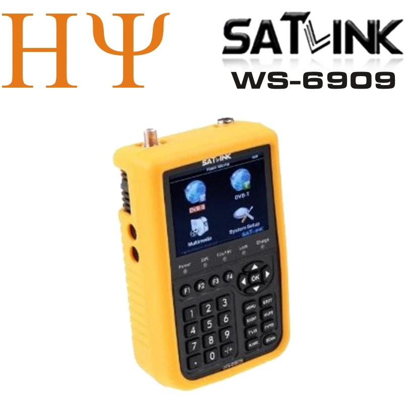 Satlink WS-6909 DVB-S &amp; DVB-T Combo , Digital Sat Finder &amp; Terrestrial Signal Finder in stock