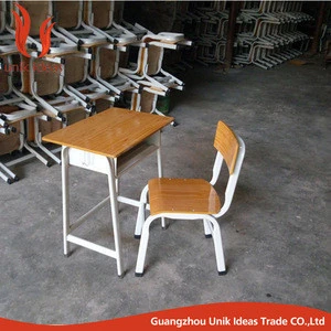 School Metal Wooden Cheap School Desk And Chair Set