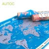 Scratch off map Customized, Detailed Scratch Off World Travel Map Excellent Travel Gift
