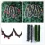 Import SD-2302 2M Cheap Xmas Tree plastic Garland Red silver Bow Party Christmas White Dark Green Tinsel from China