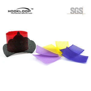self adhesive one side hook and loop colorful hair extension hook and loop tape