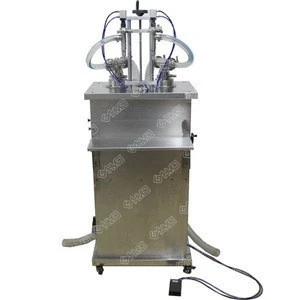 semi automatic good quality lifting heads bubble product filling machine with diving nozzles
