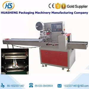 Separate packaging bandage machine with plastic film flow packing machine
